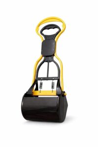 FURBALL Portable Pet Poop Yellow Scooper with Comfortable Handle Hygienic Easy Clean Tool Dog and Cat Waste Picker