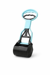 FURBALL Portable Pet Poop Scooper with Comfortable Handle, Dog and Cat Waste Picker, Hygienic Easy Clean Tool