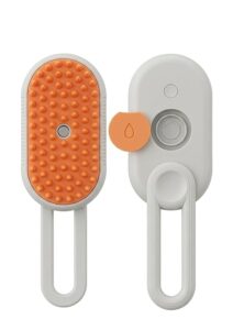 FURBALL Cat Steam Brush for Shedding Anti-Static Pet Grooming Brush with Steam Spray Easy Hair Removal Comb for Cats and Dogs
